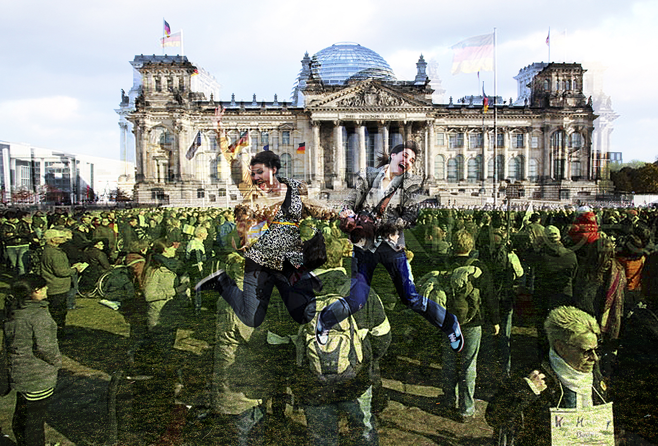 Apropiaciones. Vista de la instalación en JM Galería