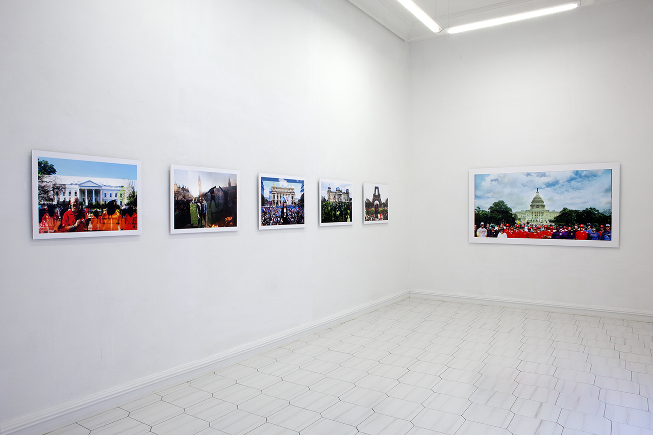 Apropiaciones. Vista de la instalación en JM Galería