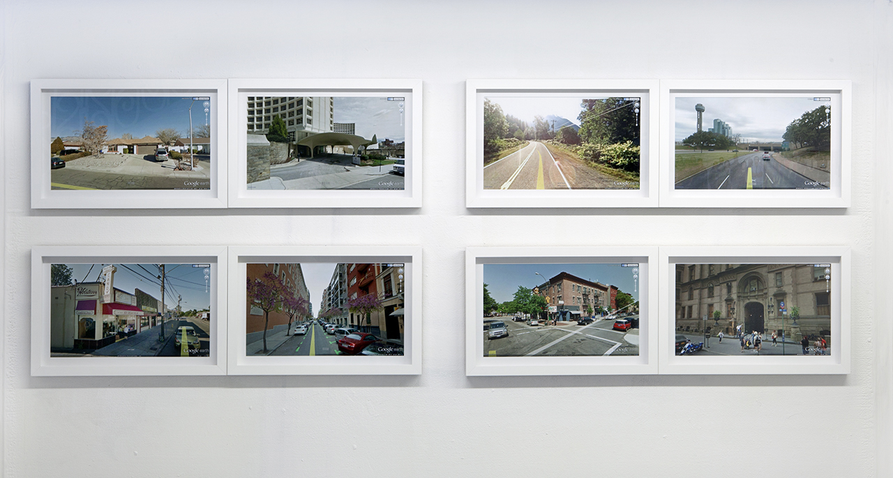 Location shooting. Vista de la instalación en JM Galería